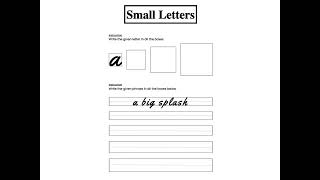 Handwriting Printable Sheets [upl. by Nidroj]