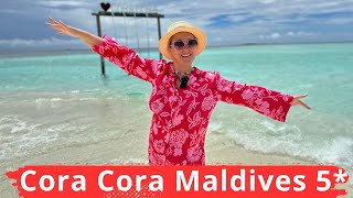 Cora Cora Maldives 5 Новый зеленый отель с фантастическим питанием по системе All inclusive [upl. by Francklin]