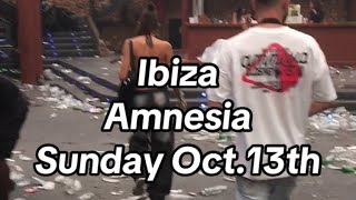 Amnesia Closing Walk About  Ibiza 2024 [upl. by Ayatan]