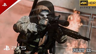 SNIPER GHOST CONTRACTS 2   4K HDR 60 FPS  GAMEPLAY  PS5  PART 12 [upl. by Jard333]