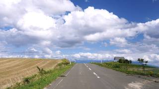 Asahikawa Airport  Biei  Kamifurano Japan  Hokkaido Scenic Drive 4K [upl. by Aved]