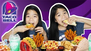 TACO BELL MUKBANG  Tran Twins [upl. by Delanty487]