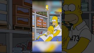 What happens when Homer gains eternal life😮 simpsons shorts [upl. by Atnoek]