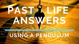 Clear Past Life Regression Hypnosis Blocks with a Pendulum  PLR Answers [upl. by Nylzzaj786]