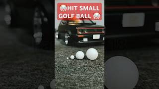 Toy Car Hit Small Golf Ball 😃🤡😛 trending automobile dpfact ytshorts doudrop dewnation dripple [upl. by Gowrie]