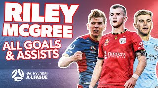 Riley McGree  All Goals amp Assists  Hyundai ALeague Career [upl. by Fidel]