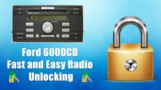 How to Find Your Ford 6000CD Radio CodeSerial  TransitFocusMondeo [upl. by Edan268]