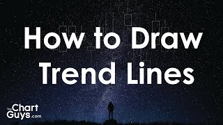 How to Draw Charts Trend Lines for Beginners [upl. by Lawford]