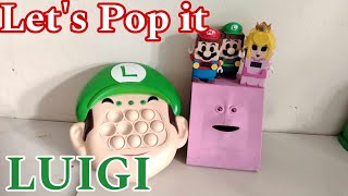 🍃SATISFYING 🍁POP IT LUIGI PUSH🌈 ASMR GAME 🎮✨️ [upl. by Aserehs]