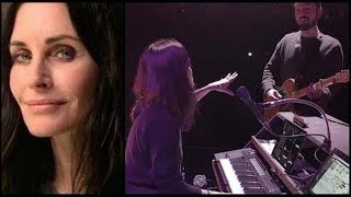 Courteney Cox impresses with her piano skills at Royal Albert Hall [upl. by Lime]