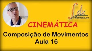 Grings  Aula 16  Cinemática  Composição de Movimentos [upl. by Shellans]