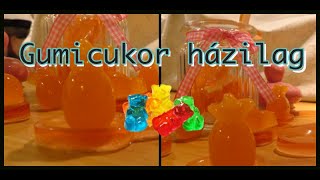 🐻Gumicukor 🍬 készítése házilagHuszi [upl. by Felike]