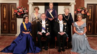 Princess Amalia Of The Netherlands Shines In Stunning Tiara At Her First State Banquet [upl. by Tien318]