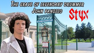 Visiting the Grave of Styx Drummer John Panozzo [upl. by Mosira]