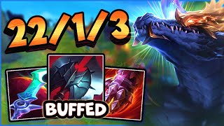 Renekton Buffed The ULTIMATE 8Item Build [upl. by Latreece444]