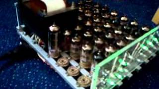 Vacuum tube binary clock 2 [upl. by Nikal]