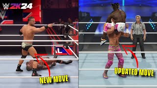 WWE 2K24 Top 10 New Moves Awesome [upl. by Tecla403]