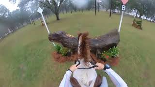 GoPro Wyeth the Mustang Open Training  2024 Three Lakes Winter I Horse Trials [upl. by Nolie]