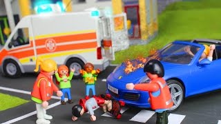 Playmobil Film deutsch Unfall vor der Schule amp Kita  Julians Familie  Kinderserie für Kinder [upl. by Terencio82]