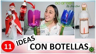 11 FAROLES CON BOTELLAS DE PLASTICO  MANUALIDADES FACILES PARA NAVIDAD CON RECICLAJE [upl. by Lotus]