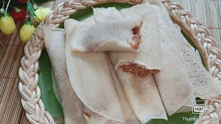 Patishapta Recipe Bengali Patishapta Bangladeshi patisapta pitha Recipe [upl. by Hermy]