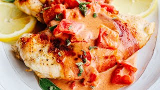 Easy Chicken Saltimbocca Recipe [upl. by Delphina]