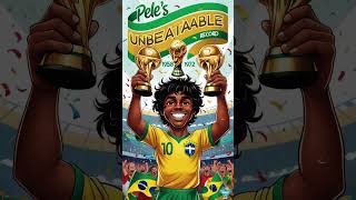 Pele The Only Player to Win 3 World Cups 🏆football pele brazil shorts shortvideo viralvideo [upl. by Orth808]