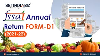 FSSAI Annual Return Form D1 Mandatory for License Holders Applicability Due Date Documents [upl. by Amabil]