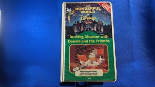 VHS Ducking Disaster with Donald and His Friends  Goofing Around with Donald Duck [upl. by Eatnoled729]