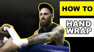 How To Wrap Hands For Thai Boxing  My Quick Easy Hand Wrap Tutorial For Muay Thai [upl. by Aicetel]