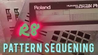 Roland R8 Step Pattern Sequencing  easy beats [upl. by Ruffi]