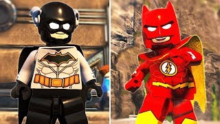 LEGO DC Super Villains  BAT FLASH Custom Speedster RACE Batman Speedster [upl. by Rem919]