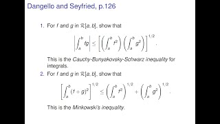 Analysis  CauchyBunyakovskySchwarz Inequality and Minkowski Inequality [upl. by Illoh698]