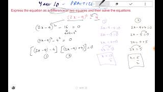 Math Year 10  quadratic equation using null factor  solve complex 3 step problems [upl. by Dyolf139]