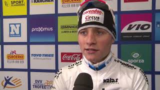 Mathieu Van der Poel quotEerste keer GP Sven Nys in Baal en meteen winst mooiquot [upl. by Lejna916]