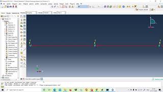 Simply supported beam solution in Abaqus [upl. by Nahbois]