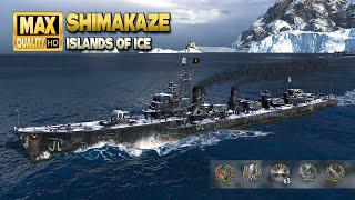 Destroyer Shimakaze Thriller in Ranked battle  World of Warships [upl. by Sharia596]