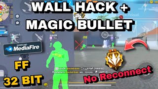 Ob44 Magic Bullet  Hologram  Wall Hack  Free Fire AntiBlacklist BrCs Rank Working Patch File [upl. by Kifar228]