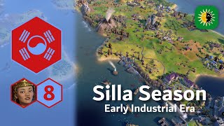 Civ VI Challenge Marathon  Silla Season Again  8 [upl. by Halladba]