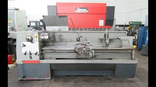 Clausing Colchester Mastiff 1400 20quot x 80quot Engine Lathe Geared Head Taper Attachment 2 Axis DRO [upl. by Benson]