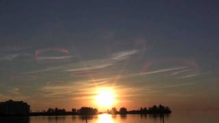 UFOs Sightings or BP Gulf Oil Spill  Strange Poisonous Clouds approach Florida Coast 2010 [upl. by Pollyanna]