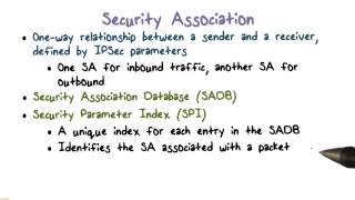 Security Association [upl. by Enidualc]