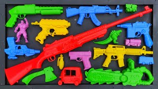 Membersihkan Nerf Ak47 Assault Rifle Shotgun Sniper Rifle Glock Pistol M16 Nerf gun Eps 101 [upl. by Aleksandr809]