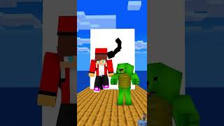 minecraft minecraftanimation monsterschool animation memes maizensisters jjandmikey jj [upl. by Anialed]