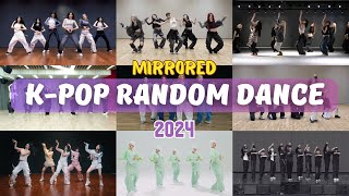 MIRRORED KPOP RANDOM DANCE CHALLENGE  2024 ver [upl. by Nela]