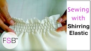 Sewing with Shirring Elastic [upl. by Cullin]