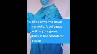 How To Gown and Glove for Surgery [upl. by Anol]