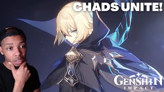 NEW CHAD🔥  Genshin Impact Teyvat Chapter Storyline Preview Travail Reaction  REVIEW [upl. by Candyce551]