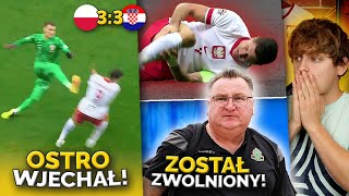 to był BRUTALNY FAUL BRAMKARZA na Lewandowskim CO TO BYŁ ZA MECZ Czesław Michniewicz ZWOLNIONY [upl. by Wojcik]