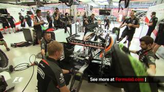 How Do You Start A Formula 1 Car [upl. by Buseck]